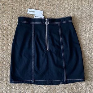Bb Dakota Zip To It Skirt NWT